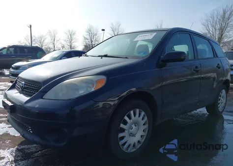 2006 Toyota Matrix z USA, uszkodzony, nr VIN 2T1LR32E86C557380